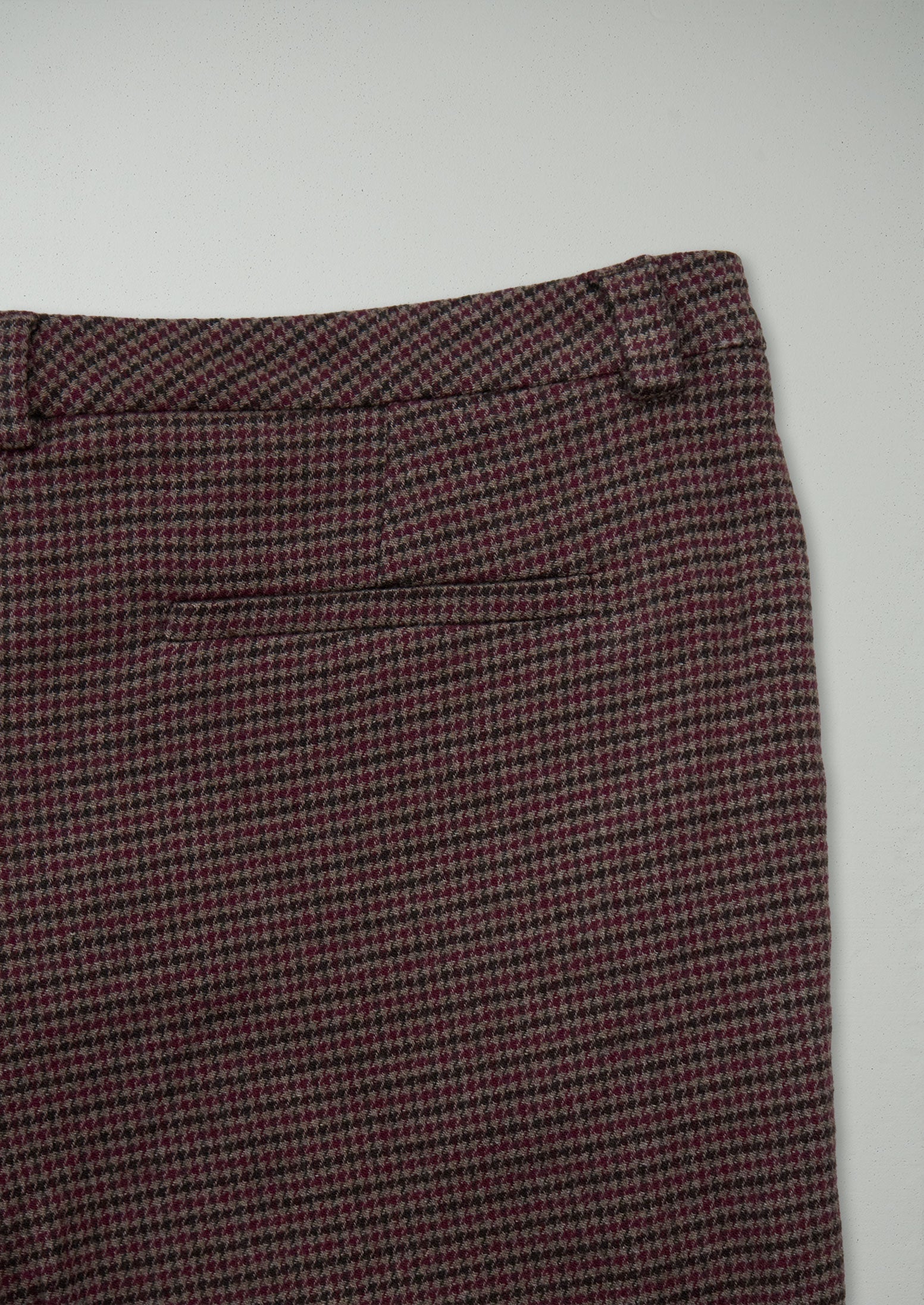 Reworn Check Cigarette Trousers Size 14 (768) | Multi
