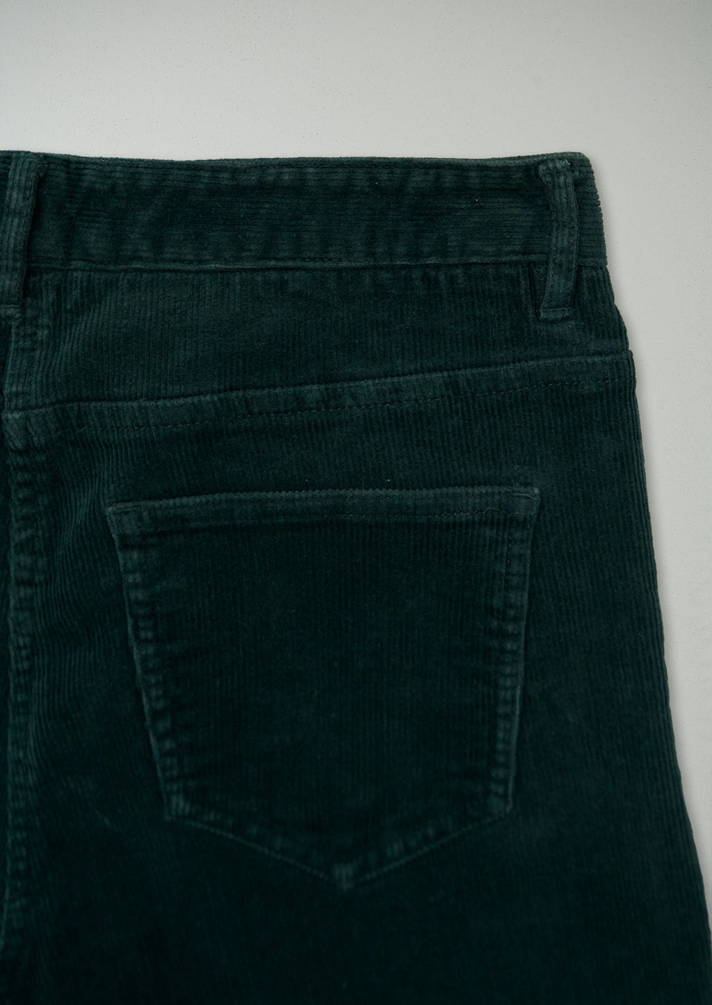 Reworn Stretch Cord Skinny Jeans Size 10 (985) | Green