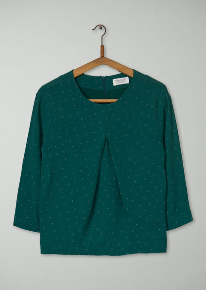 Reworn Madoka Top Size 12 (1031) | Teal