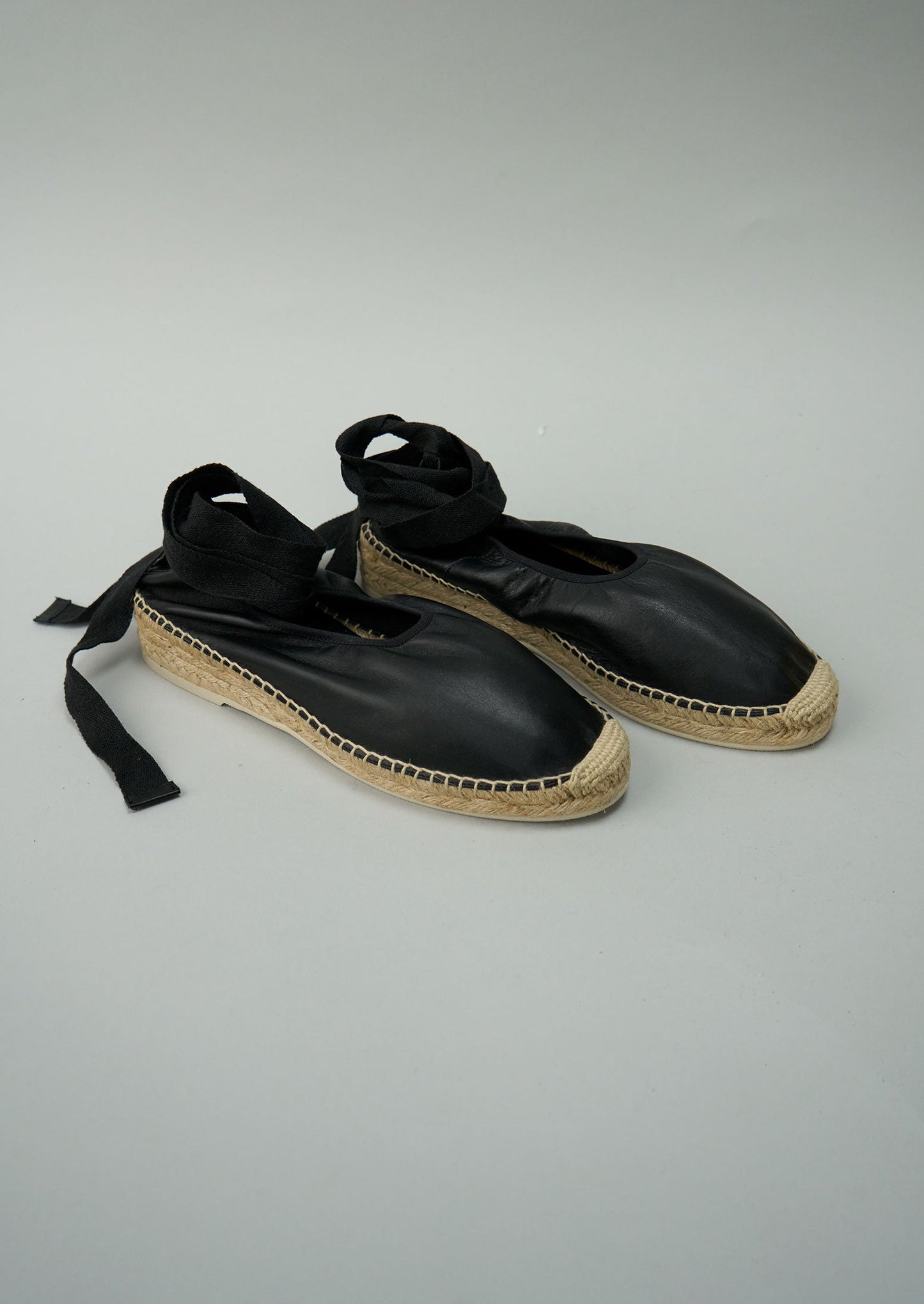 Reworn Hereu Espadrilles Size 40 (610) | Black