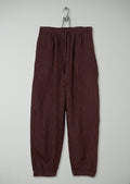 Reworn Sail Stripe Fishermans Trousers Size S (1001) | Bitter Chocolate