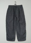 Reworn Check Linen Trousers Size M (1233) | Multi