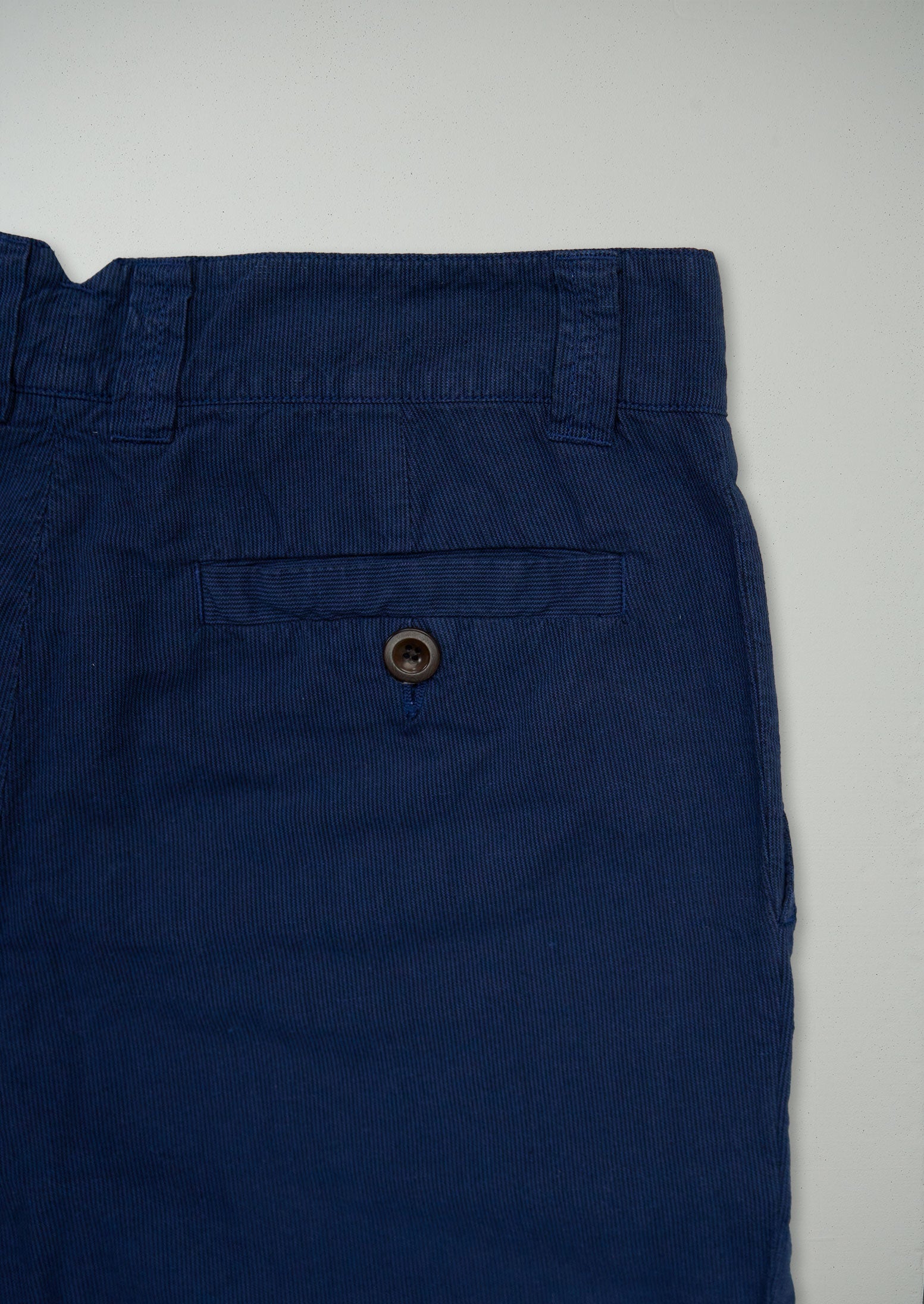 Reworn Pleat Trousers Size S (084) | Navy