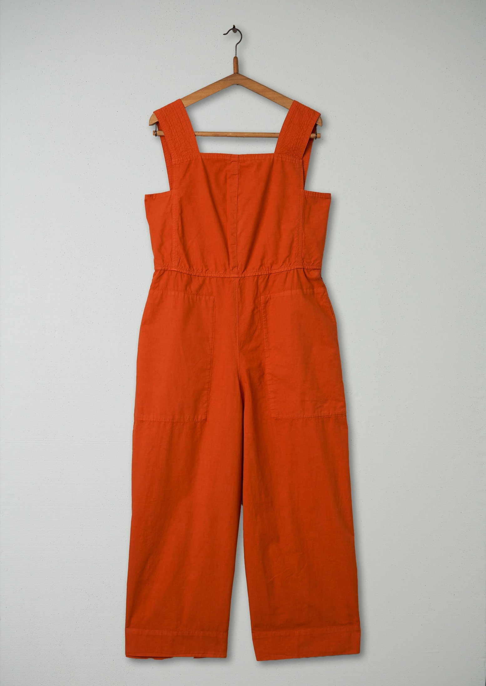 Reworn Cotton Linen Jumpsuit Size 6 (1287) | Spice