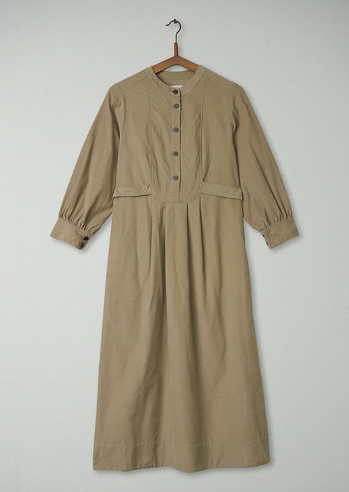 Reworn Bib Front Needlecord Dress Size 6 (1381) | Pebble