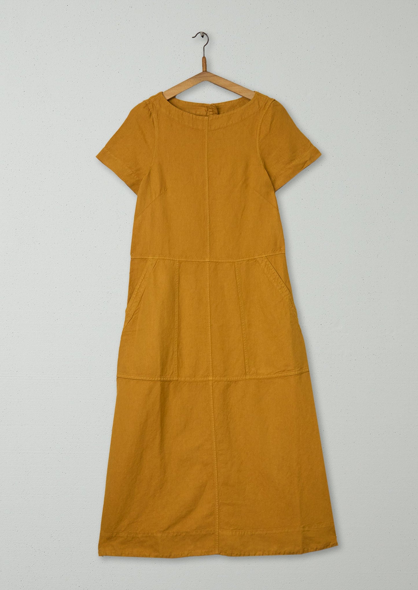 Reworn Cotton Linen Dress Size 4 (1744) | Dhal