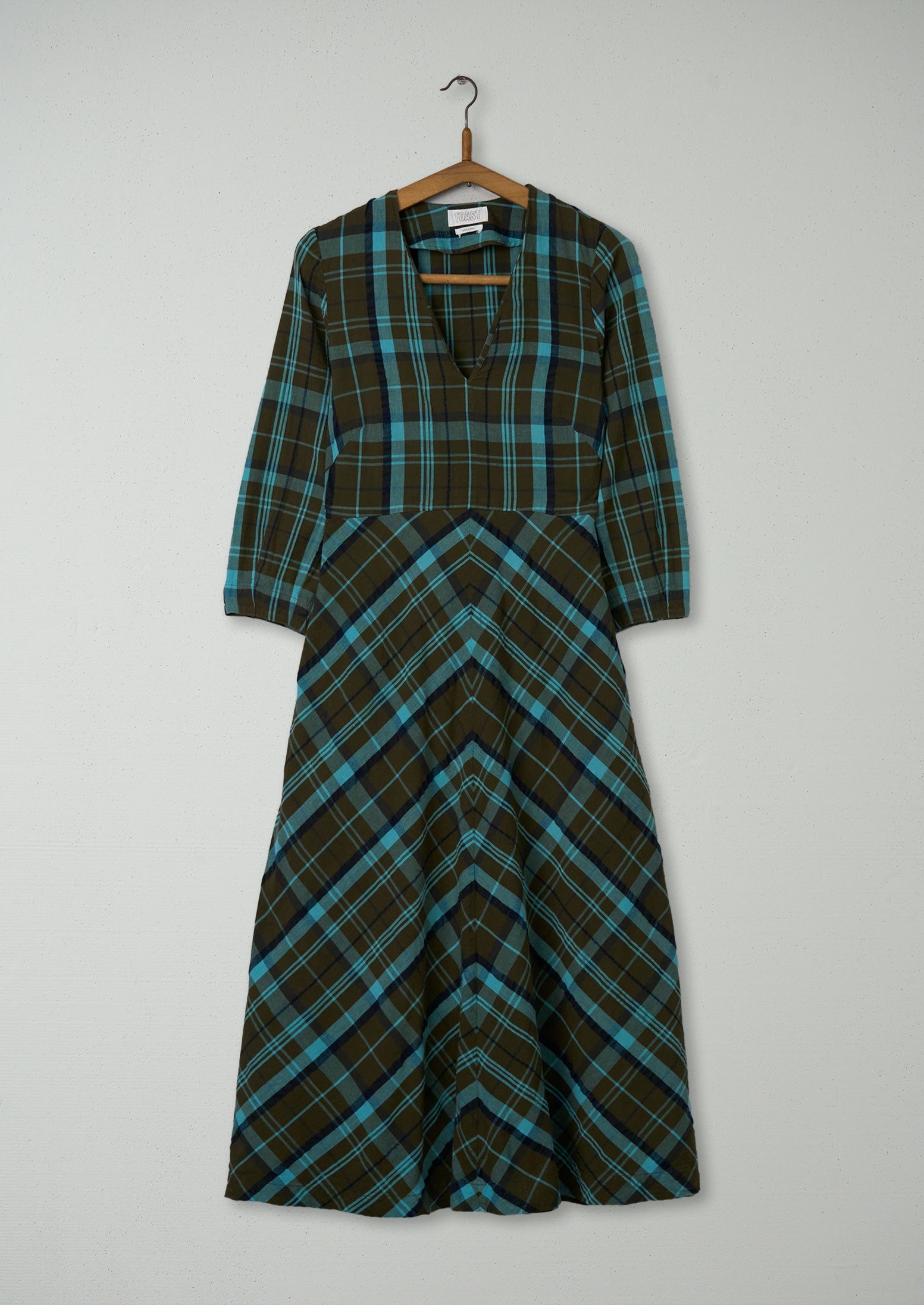 Reworn Check Seersucker Dress Size 04 (1618) | Multi