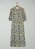 Reworn Rounded Sleeve Painted Daisy Dress Size 8 (1857) | Multi