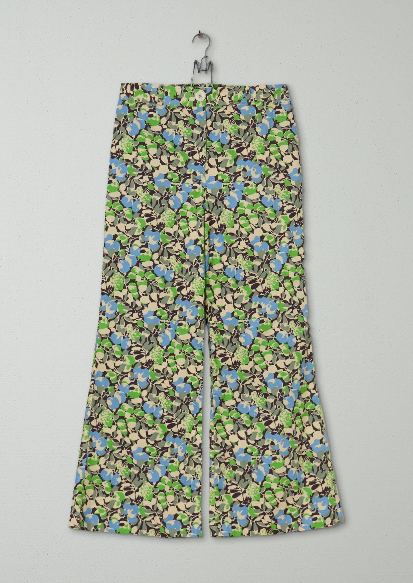 Reworn Hedgerow Print Trousers Size 6 (1245) | Multi