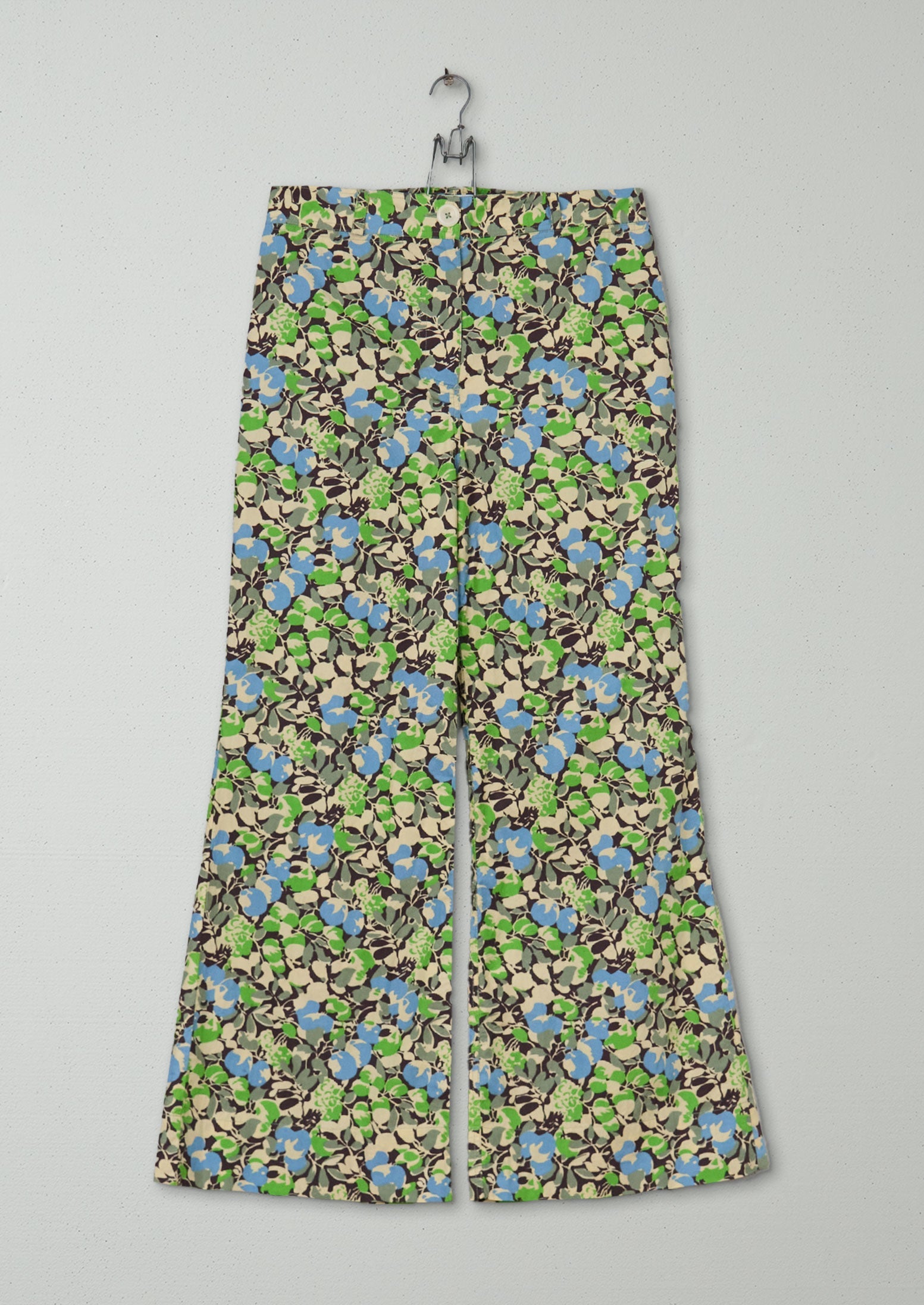 Reworn Hedgerow Print Trousers Size 6 (1245) | Multi