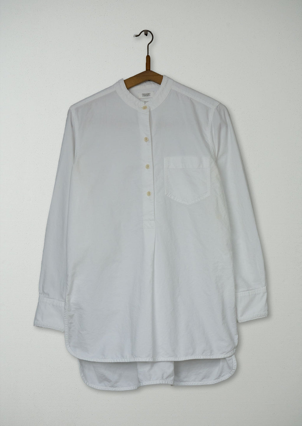 Reworn Cotton Oxford Shirt Size 8 (994) | White