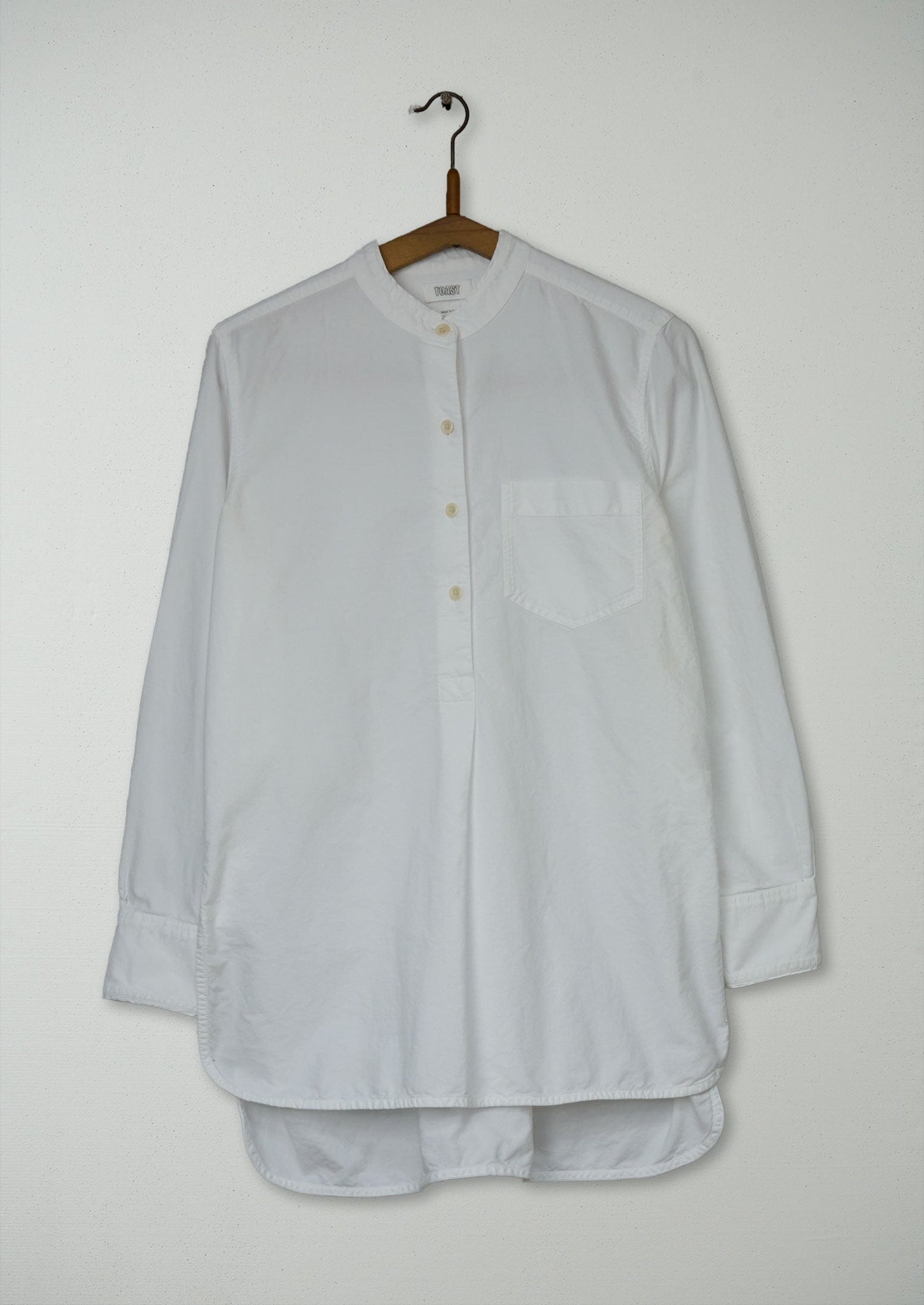 Reworn Cotton Oxford Shirt Size 8 (994) | White