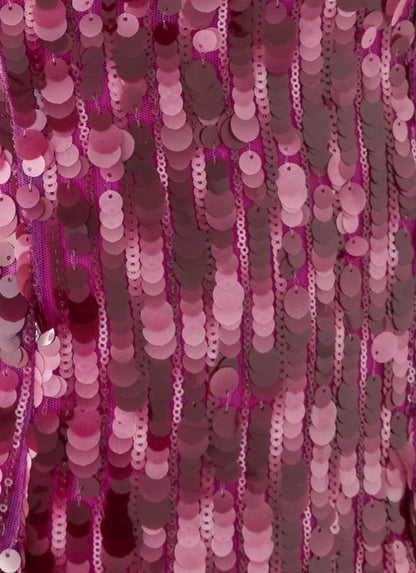 Seliora Sequin Mini Dress - Plum