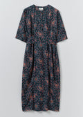 Provencal Paisley Print Cotton Poplin Dress | Provencal Blue