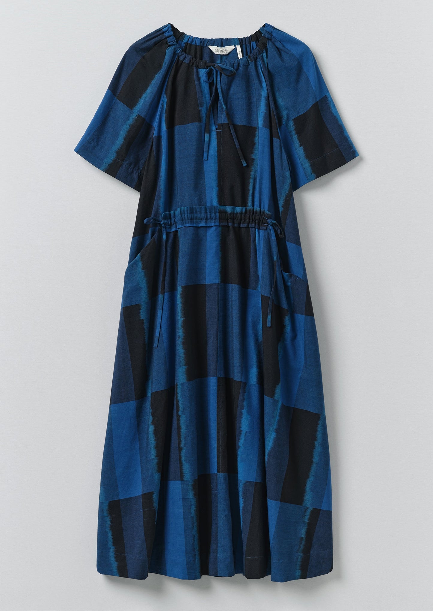 Sobremesa Cotton Ikat Dress | Bright Blue