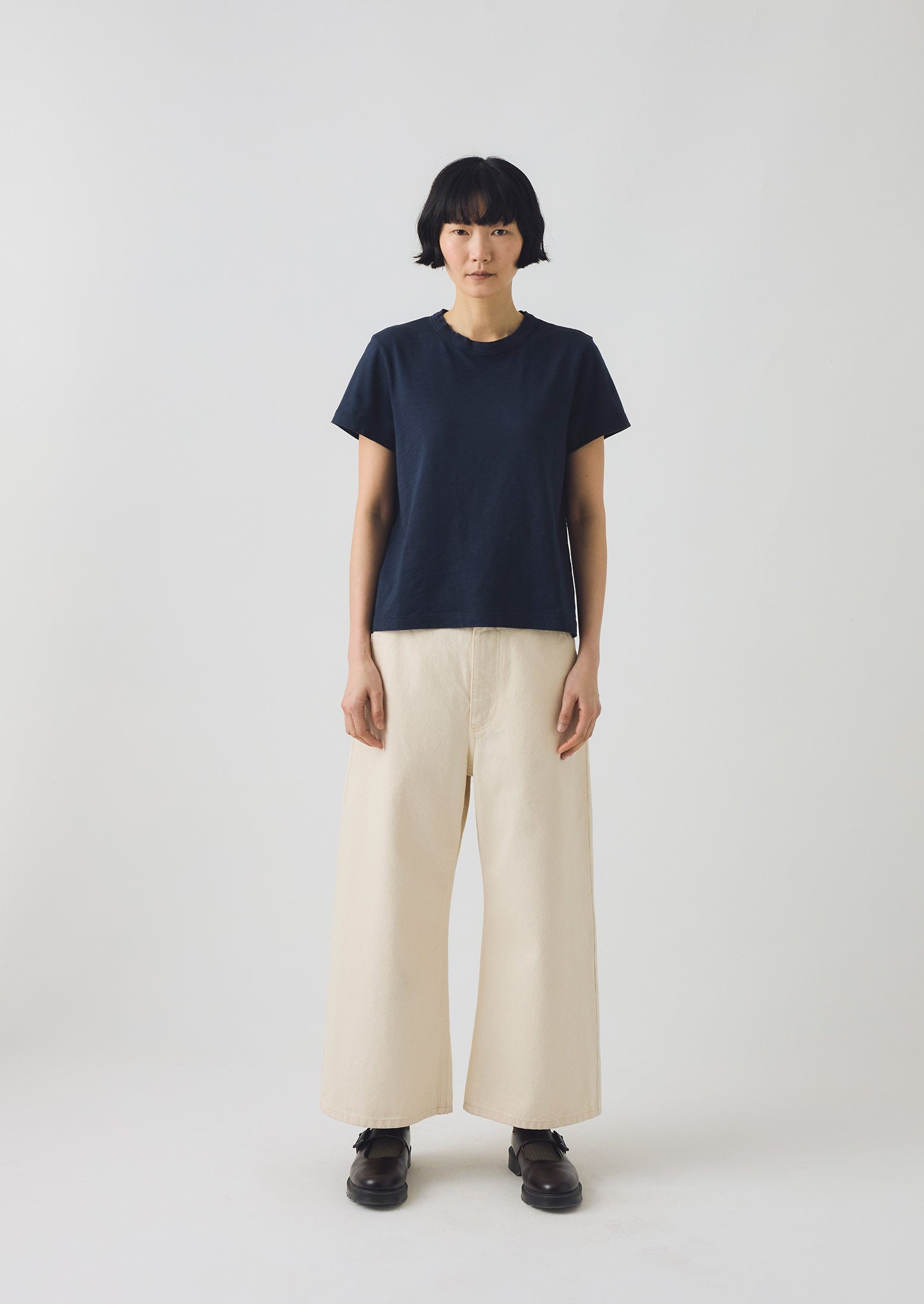 Sadie Organic Cotton Boy Tee | Dark Indigo