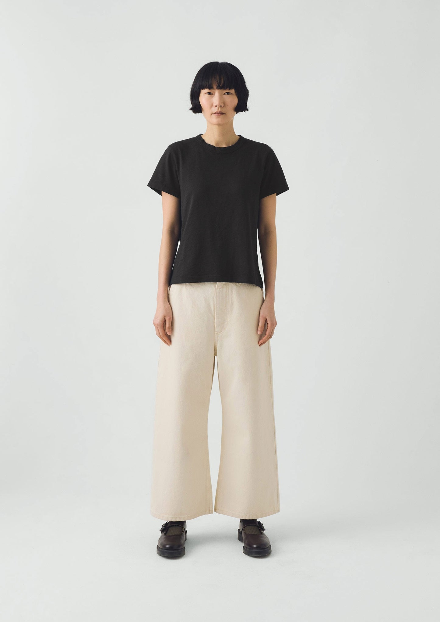 Sadie Organic Cotton Boy Tee | Carbon Black