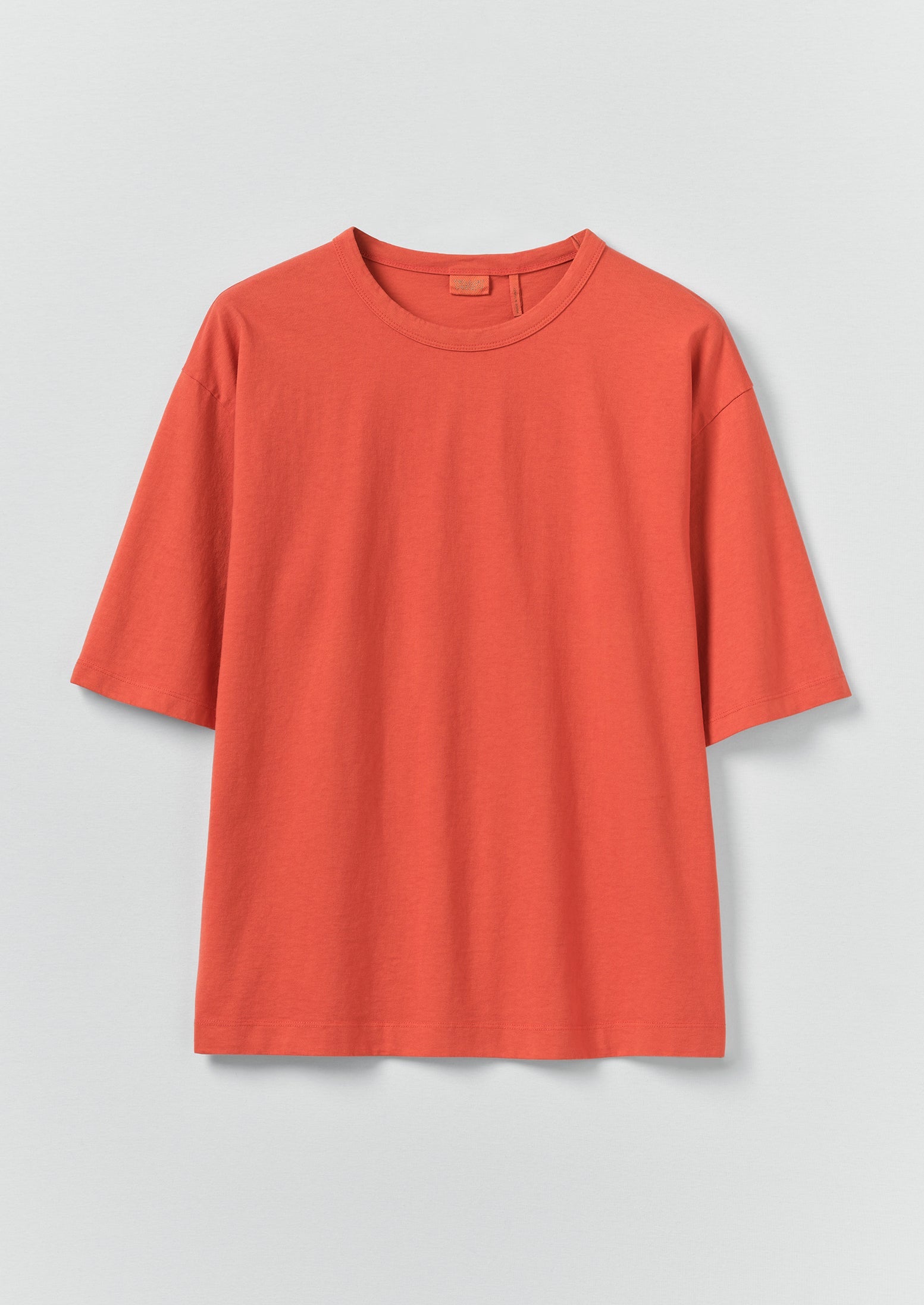 Short Sleeve Cotton Tee | Red Pitaya
