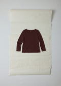 Lia Cotton Boat Neck Tee | Beetroot