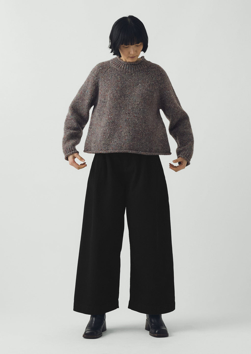 Orla Donegal Wool Sweater | Fossil