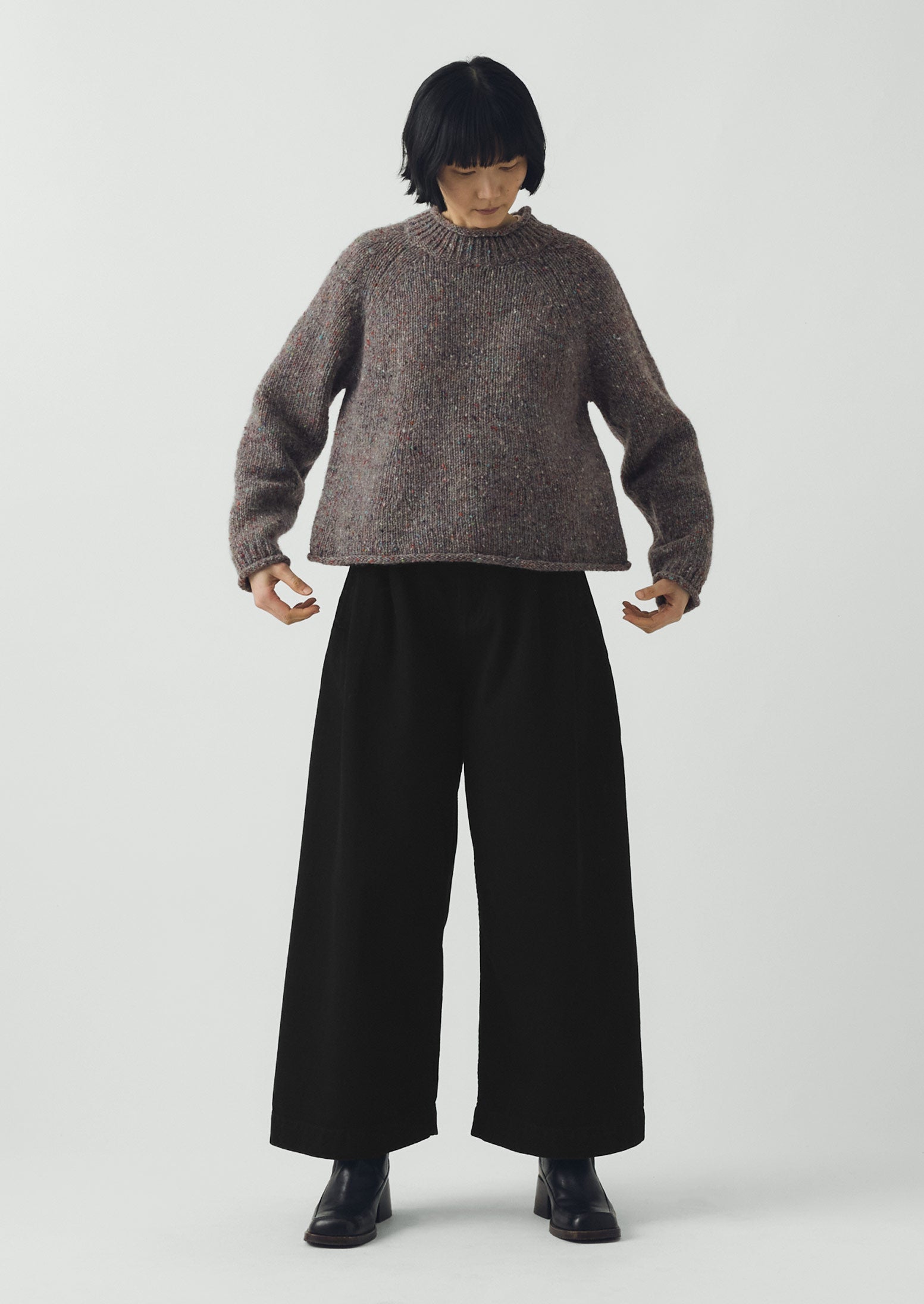 Orla Donegal Wool Sweater | Fossil