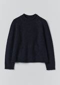 Orla Donegal Wool Sweater | Navy