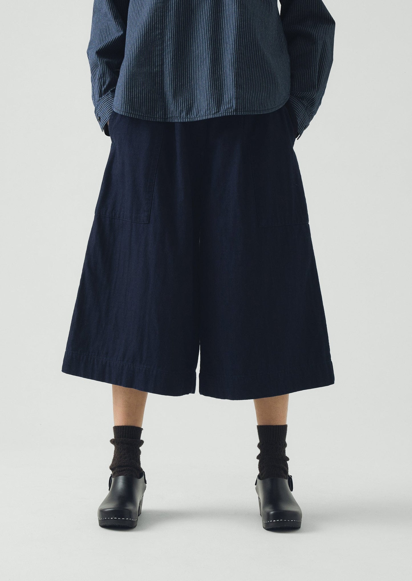 Japanese Denim Culottes | Indigo