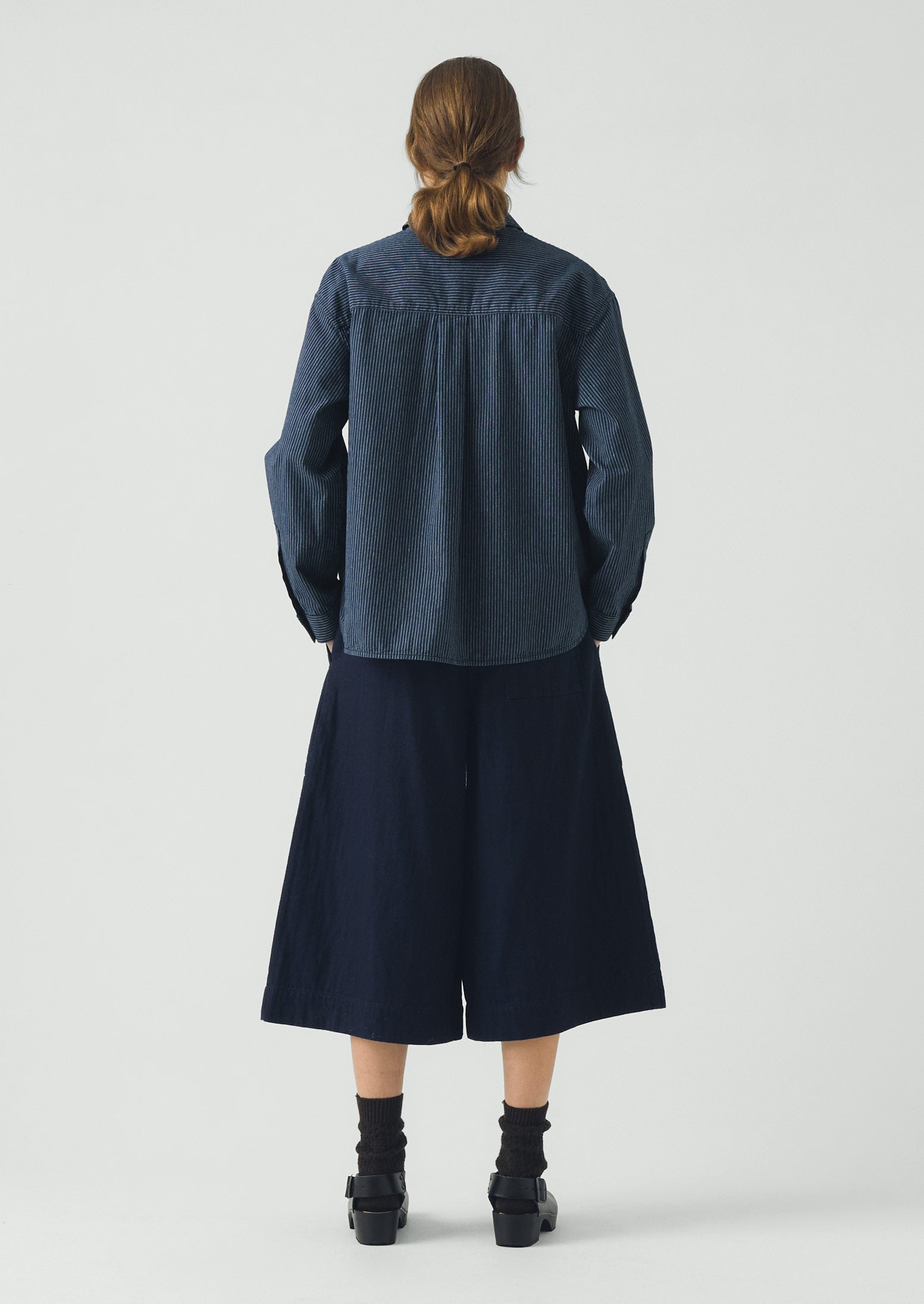 Japanese Denim Culottes | Indigo