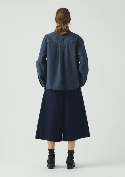 Japanese Denim Culottes | Indigo