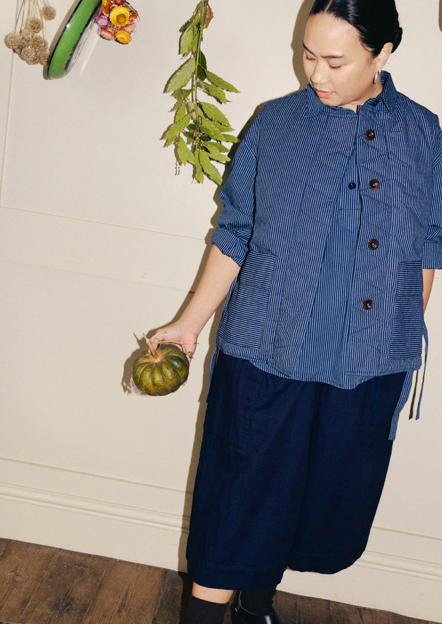 Japanese Denim Culottes | Indigo