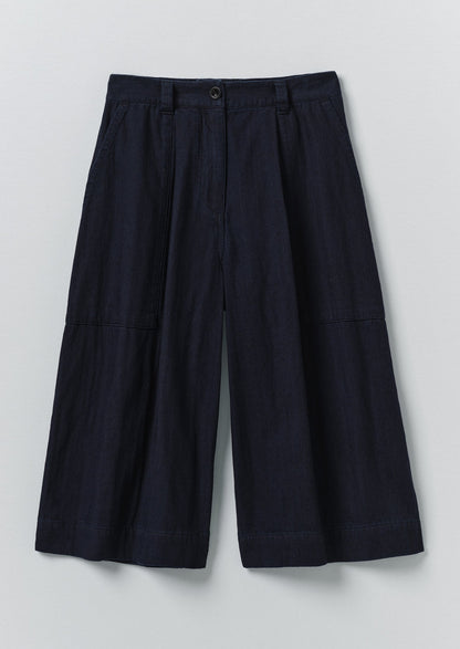 Japanese Denim Culottes | Indigo