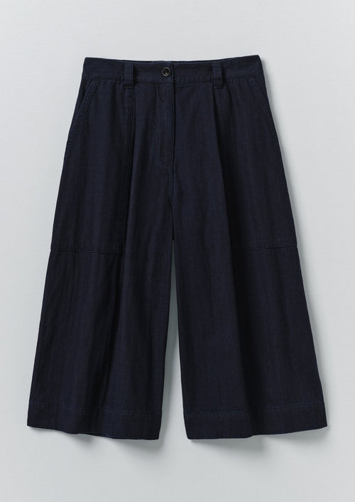 Japanese Denim Culottes | Indigo