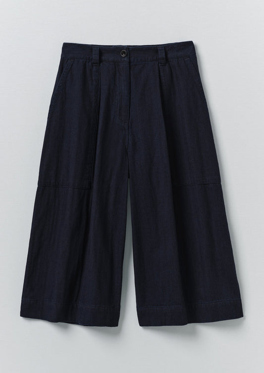 Japanese Denim Culottes | Indigo