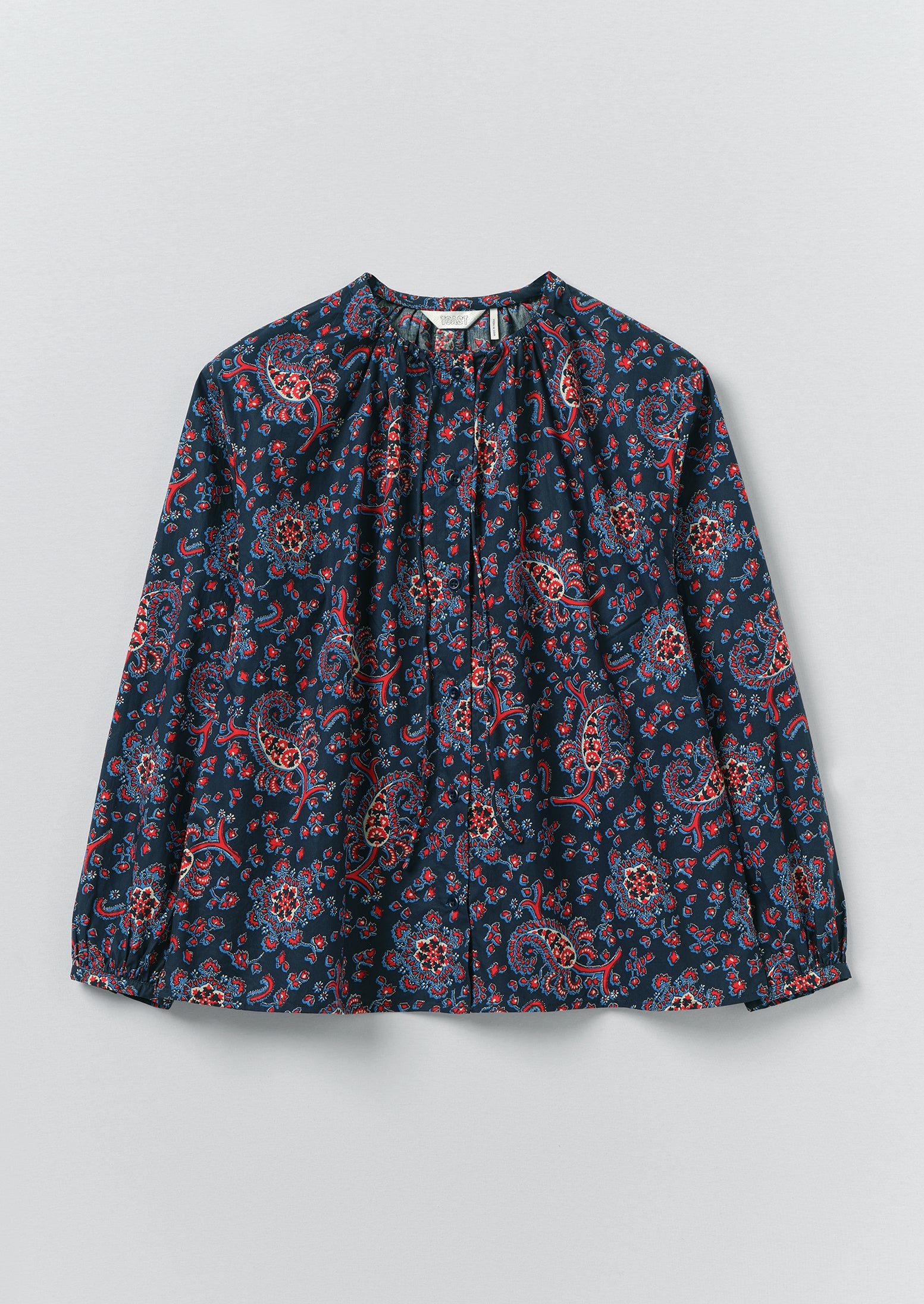 Provencal Paisley Print Cotton Poplin Shirt | Provencal Blue