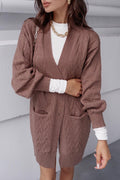 Ariel Knit Cardigan - Chocolate