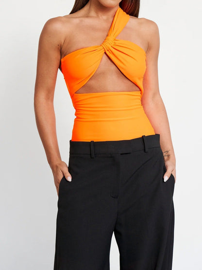 Lana Bodysuit - Neon Orange