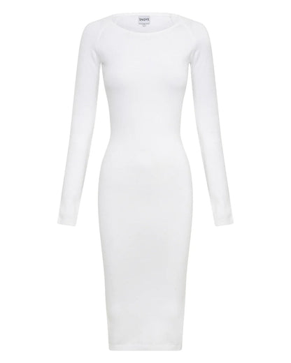 Mabel Midi Dress - White