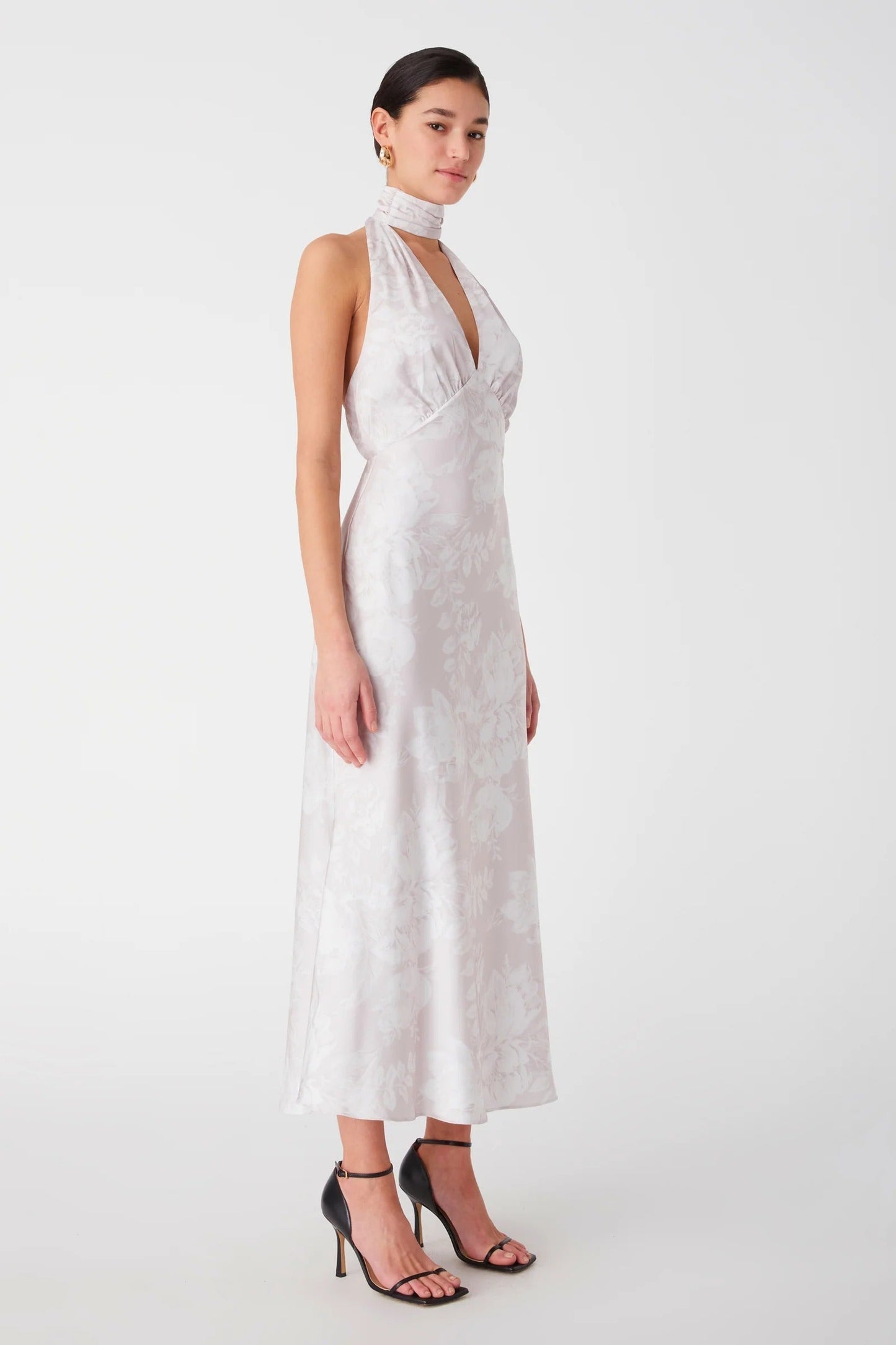 Misha Federica Midi Dress - Birch