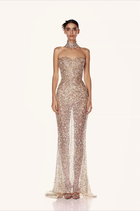 Sequin Glamour Gown Prom Dress