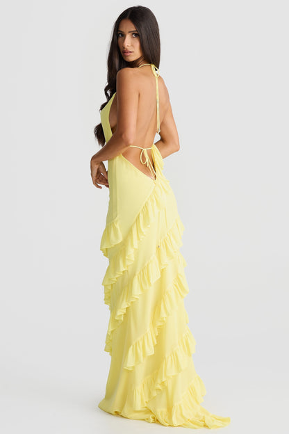 Milana Dress - Butter Yellow