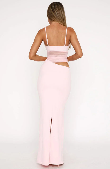 Luna | Blush Maxi Dress