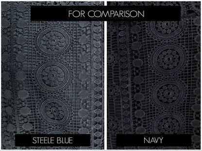 Giselle Dress - Steel Blue