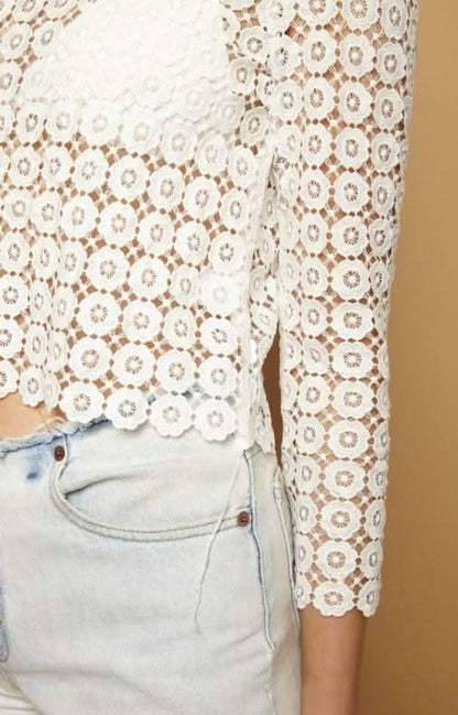 Marie Crochet Top