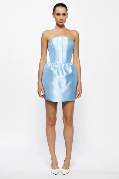 Luetta Mini Dress - Cornflower Blue