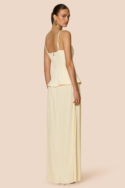 Nookie Darling Maxi Dress - Lemon