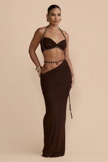 Emara Crop - Espresso Brown