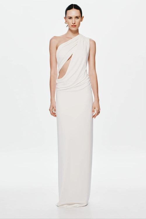 Misha Solstice Cupro Maxi Dress - Ivory