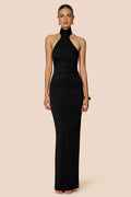 Nookie Crush Halter Gown - Black