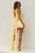 Gabriella Mini Dress - Lemon