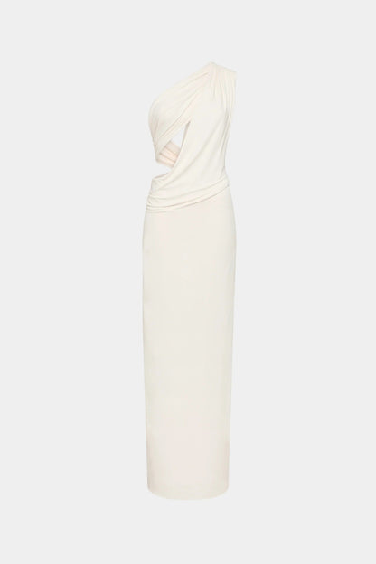 Misha Solstice Cupro Maxi Dress - Ivory